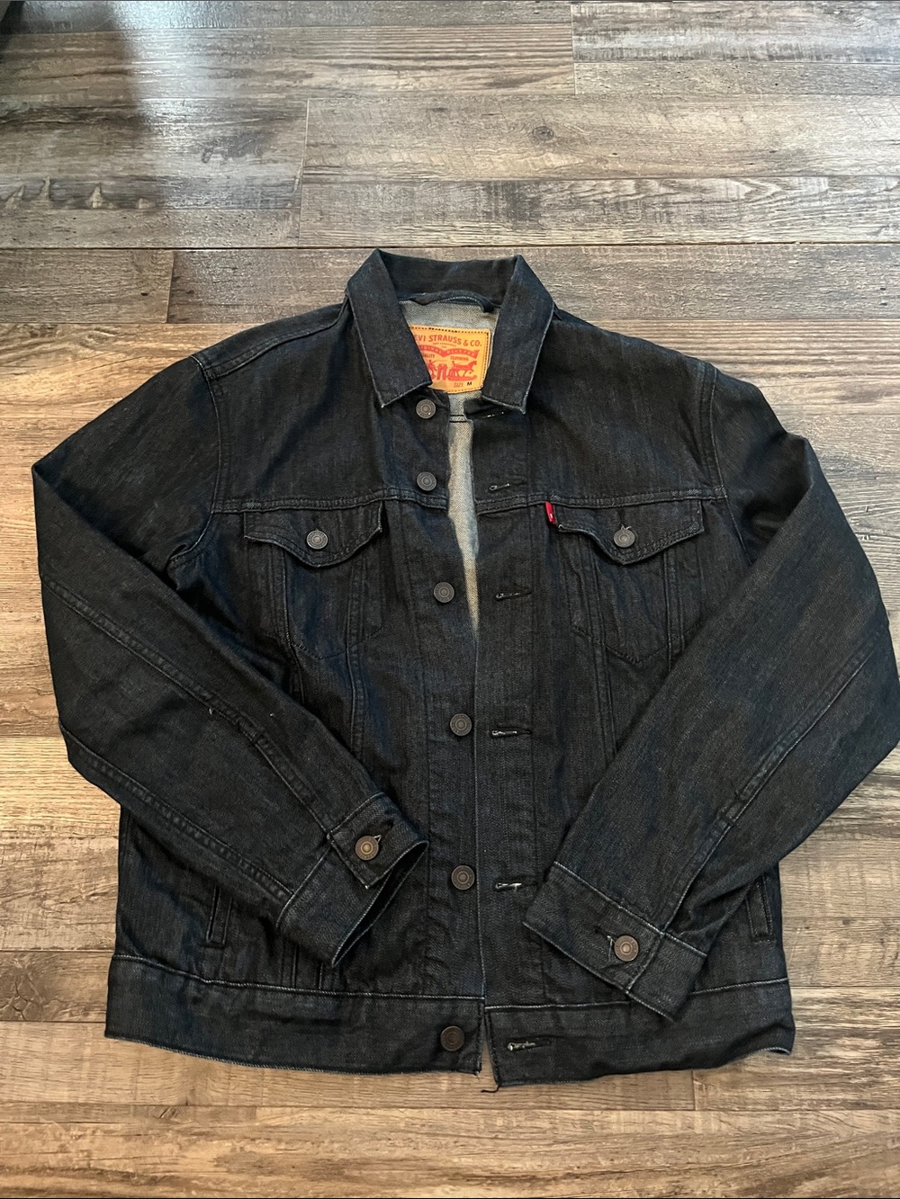 Levi's Black Denim Trucker Jacket